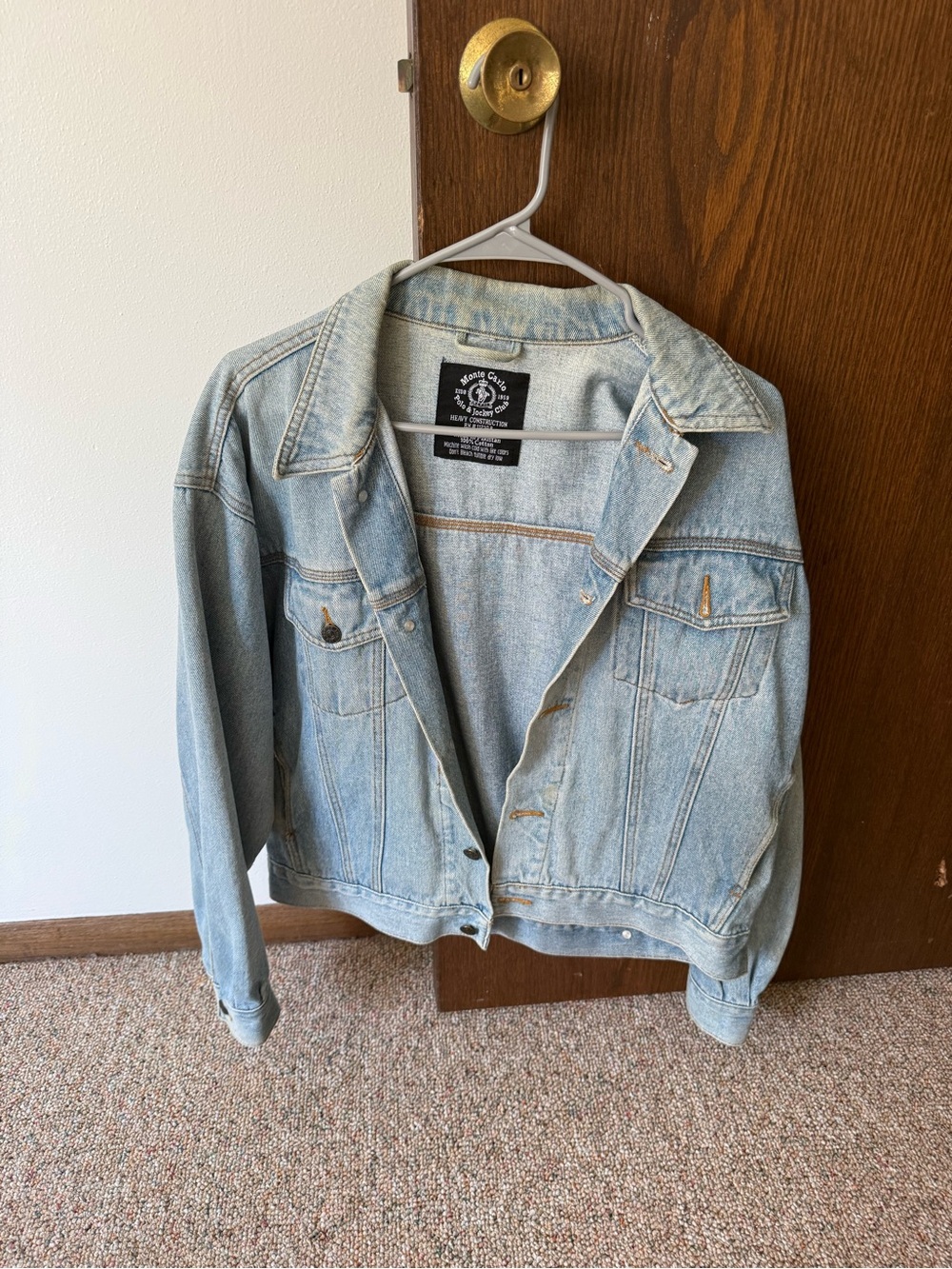Light Blue Denim Jacket - Unbranded Classic Trucker Style